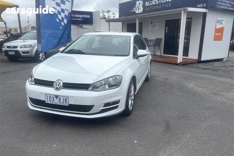 White 2014 Volkswagen Golf Hatchback 103 Tsi Highline