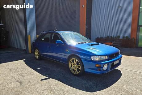 Blue 2000 Subaru Impreza Hatchback Wrx Ltd Ed Club Spec Evo Iv