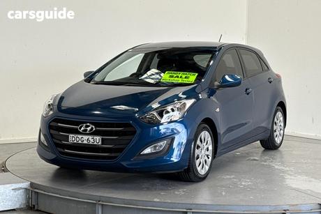 Blue 2015 Hyundai I30 Hatchback Active