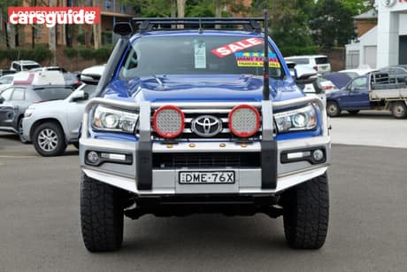 Blue 2017 Toyota Hilux Dual Cab Utility Sr5 (4X4)