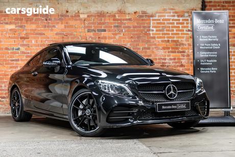 Black 2023 Mercedes-Benz C300 Coupe