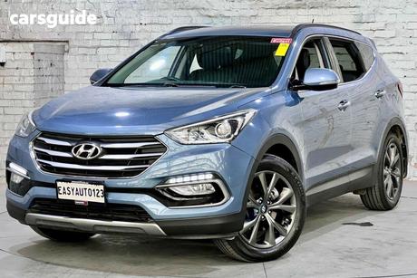 Blue 2016 Hyundai Santa FE Wagon 30 Special Edition