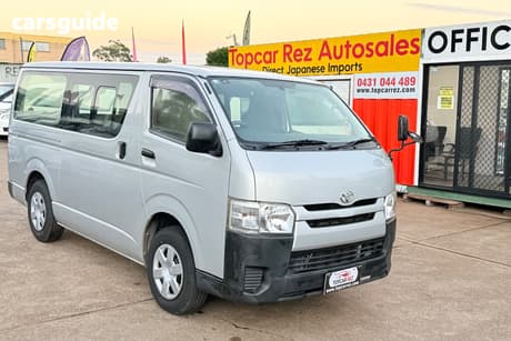Silver 2015 Toyota HiAce Van Dx Long