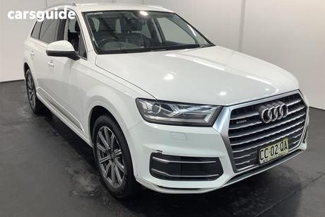 White 2017 Audi Q7 Wagon 3.0 Tdi Quattro