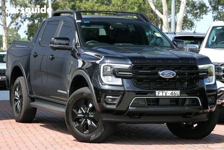 Black 2025 Ford Ranger Double Cab Pick Up Phev Stormtrak (4X4)