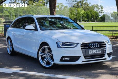 White 2015 Audi A4 Wagon 2.0 Tfsi Ambitn Avant Quattro