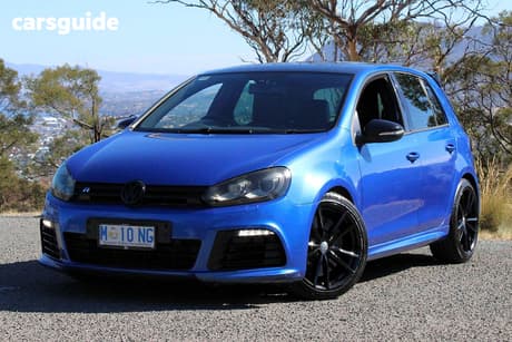 Blue 2012 Volkswagen Golf Hatchback R