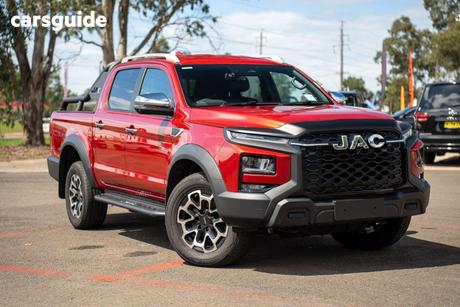 Red 2025 JAC T9 UTE Dual Cab Pick-up Haven (4X4)