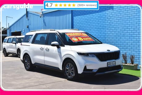 White 2021 Kia Carnival Wagon S