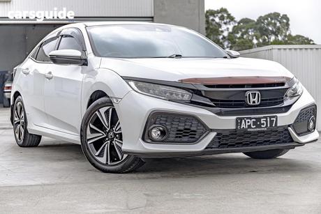 White 2017 Honda Civic Hatchback Vti-Lx