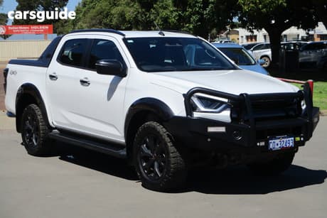White 2023 Isuzu D-MAX Crew Cab Utility X-Terrain (4X4)