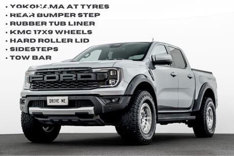 Silver 2023 Ford Ranger Double Cab Pick Up Raptor 3.0 (4X4)