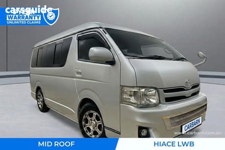 Silver 2012 Toyota HiAce Commercial TRH214W