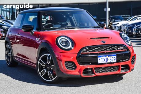 Red 2021 Mini Cooper Hatchback John Cooper Works Classic 3D H