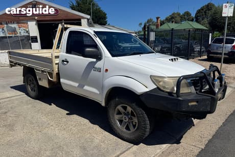 White 2012 Toyota Hilux X Cab Cab Chassis Sr (4X4)
