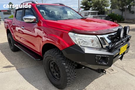 Red 2016 Nissan Navara Dual Cab Utility St-X (4X4)