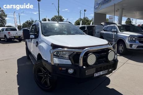 White 2017 Ford Ranger Dual Cab Pick-up Wildtrak 3.2 (4X4)