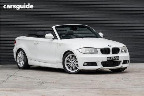 Black 2009 BMW 125I Convertible
