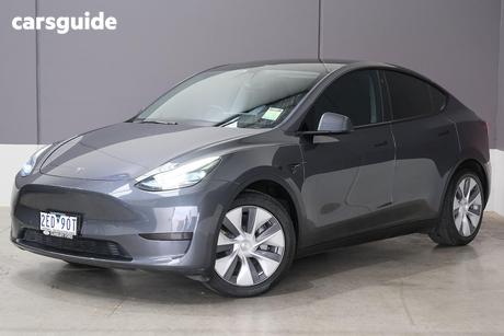 Grey 2023 Tesla Model Y Wagon Rear-Wheel Drive