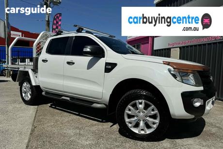 White 2012 Ford Ranger Crew Cab Pickup Xlt 3.2 Hi-Rider (4X2)