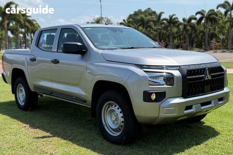 Silver 2025 Mitsubishi Triton Double Cab Pick Up Glx (4X4)