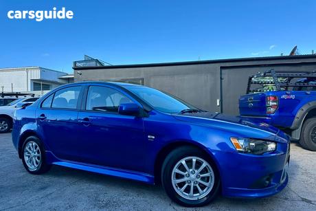 Blue 2012 Mitsubishi Lancer Sedan Es