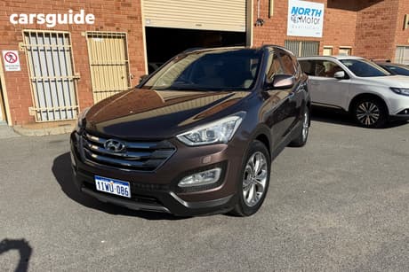 Brown 2014 Hyundai Santa FE Wagon Highlander Crdi (4X4)