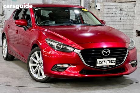 Red 2018 Mazda 3 Hatchback Sp25 Gt