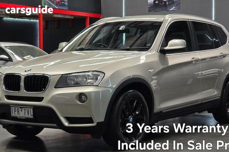Beige 2012 BMW X3 Wagon Xdrive 20D