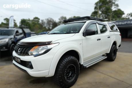White 2017 Mitsubishi Triton Dual Cab Utility Glx