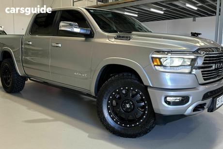 Silver 2021 RAM 1500 Crew Cab Utility Laramie (Hybrid)