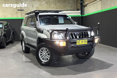 Silver 2004 Toyota Landcruiser Prado Wagon Gxl (4X4)