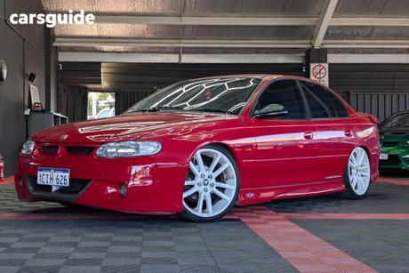 Red 1998 HSV Clubsport Sedan VT R