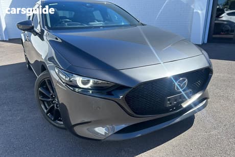 Grey 2022 Mazda 3 Hatchback G25 Astina