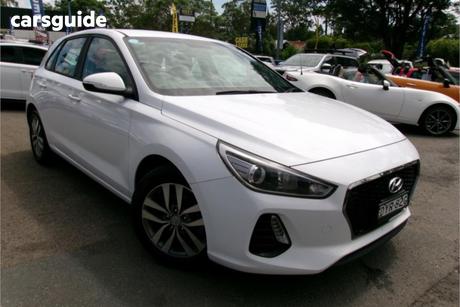 White 2018 Hyundai I30 Hatchback Active