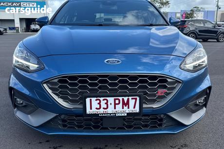 Blue 2020 Ford Focus Hatchback St