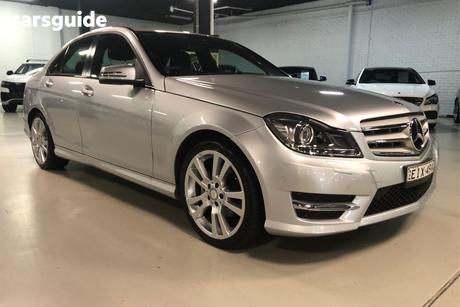 Silver 2013 Mercedes-Benz C200 Sedan Be