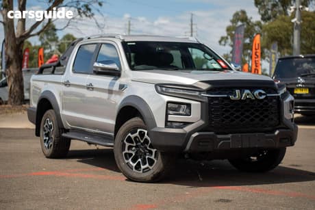 Silver 2024 JAC T9 UTE Dual Cab Pick-up Haven (4X4)