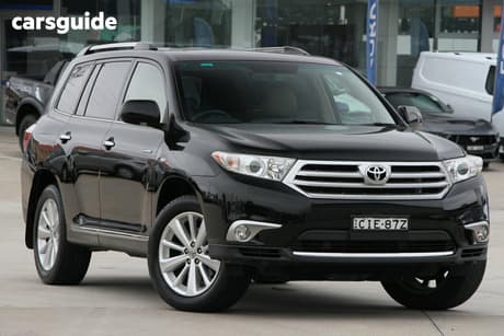 Black 2012 Toyota Kluger Wagon Grande (4X4)