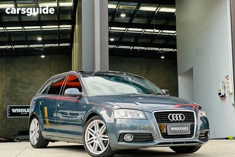Blue 2011 Audi A3 Hatchback Sportback 1.8 Tfsi Ambition