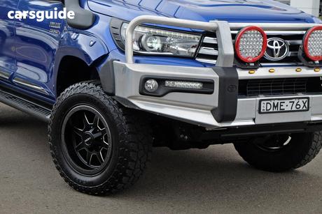Blue 2017 Toyota Hilux Dual Cab Utility Sr5 (4X4)