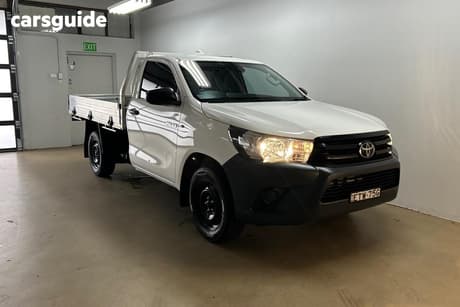 White 2020 Toyota Hilux Cab Chassis Workmate