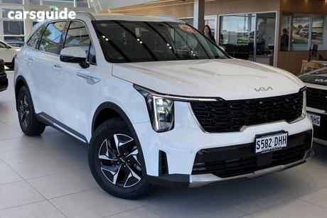 White 2025 Kia Sorento Wagon S Hev Fwd