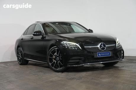 Black 2019 Mercedes-Benz C200 Sedan