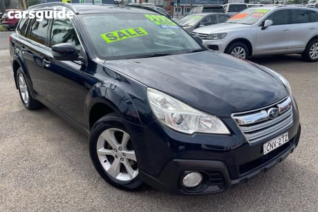 Blue 2012 Subaru Outback Wagon 2.5I