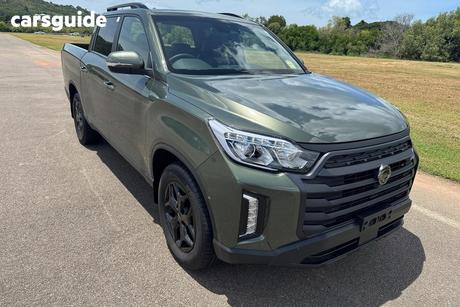 Green 2025 Kgm Musso Ute Tray ADVANCE 4X4