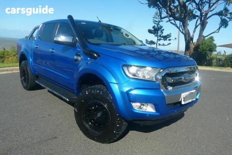 Blue 2018 Ford Ranger Dual Cab Utility Xlt 3.2 (4X4)