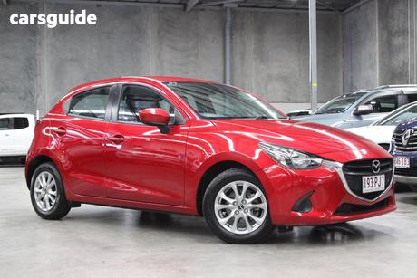 Red 2016 Mazda 2 Hatchback Maxx