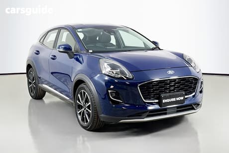 Blue 2022 Ford Puma Hatchback