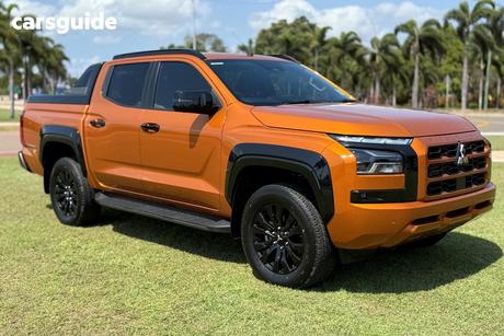 Orange 2025 Mitsubishi Triton Double Cab Chassis Gsr (4X4)